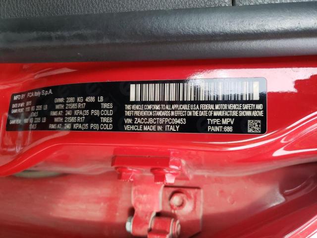 2015 JEEP RENEGADE T ZACCJBCT8FPC09453