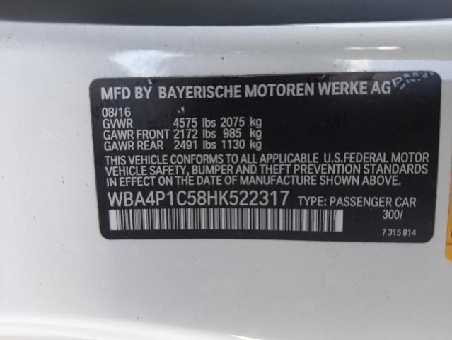 2017 BMW 440I WBA4P1C58HK522317