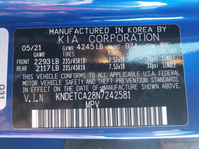 2022 KIA SELTOS SX KNDETCA28N7242581