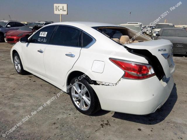 VIN: 1N4AL3AP2FC438279 Auction: COPART UAE Lot: 66714391 Location: DUBAI INDUSTRIAL CITY - DUBAI 1N4AL3AP2FC438279 NISSAN ALTIMA 2015 WHITE Photo 3