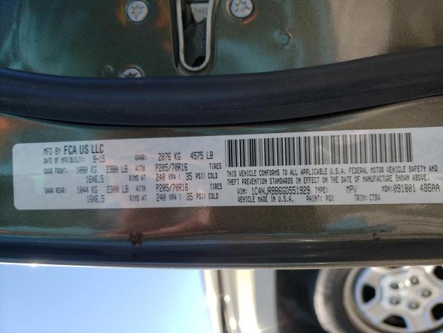 2016 JEEP PATRIOT 1C4NJRBB6GD551929