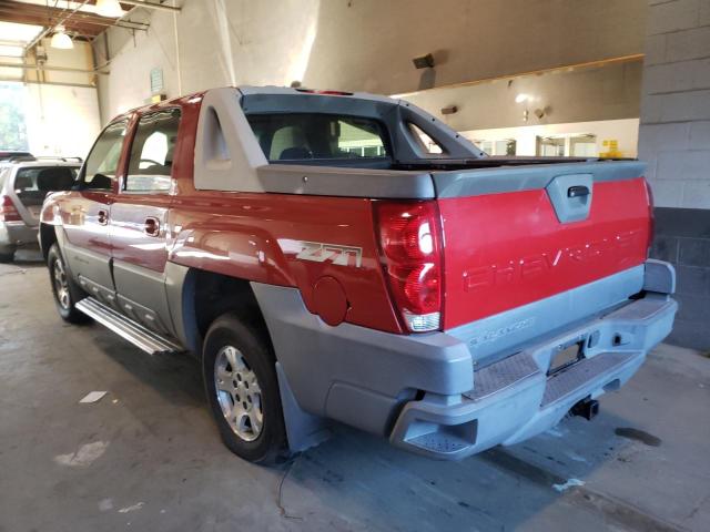 CHEVROLET AVALANCHE 2002 RED Photo 3