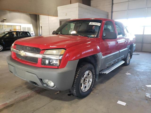 CHEVROLET AVALANCHE 2002 RED Photo 2