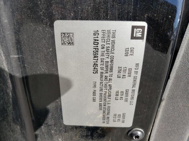 2010 CHEVROLET COBALT 1LT 1G1AD1F59A7145475