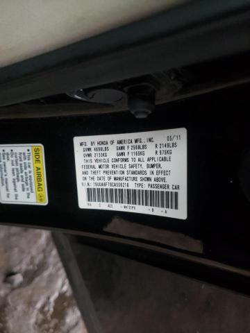 2012 ACURA TL 19UUA8F79CA006218