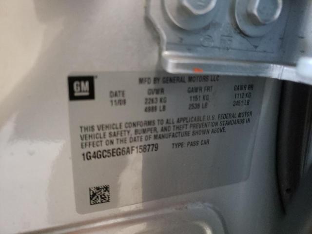 2010 BUICK LACROSSE C 1G4GC5EG6AF158779
