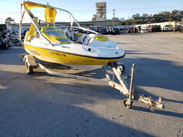 Salvage boats for sale at New Orleans, LA auction: 2003 Seadoo Boat