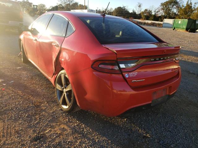 2016 DODGE DART GT 1C3CDFEB8GD624523