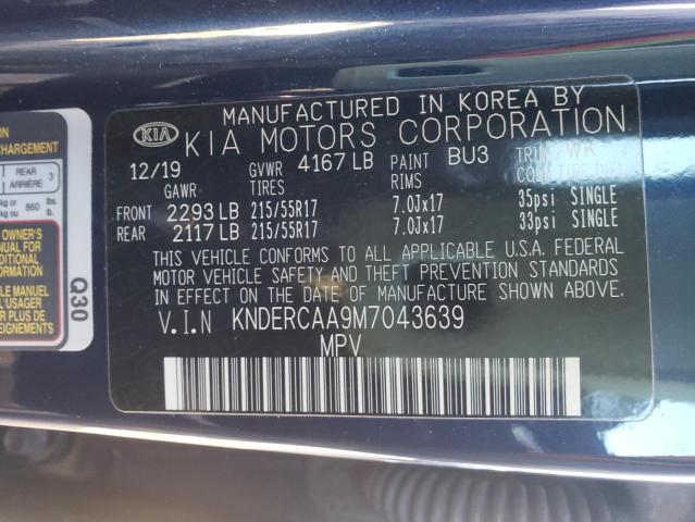 2021 KIA SELTOS EX KNDERCAA9M7043639