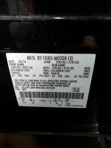 2016 LINCOLN MKX SELECT 2LMTJ8KR8GBL63126