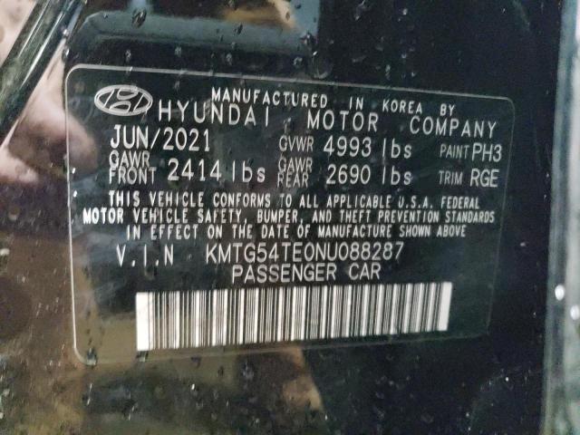 2022 GENESIS G70 BASE KMTG54TE0NU088287