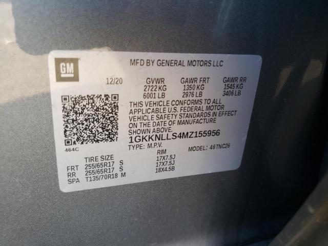 2021 GMC ACADIA AT4 1GKKNLLS4MZ155956