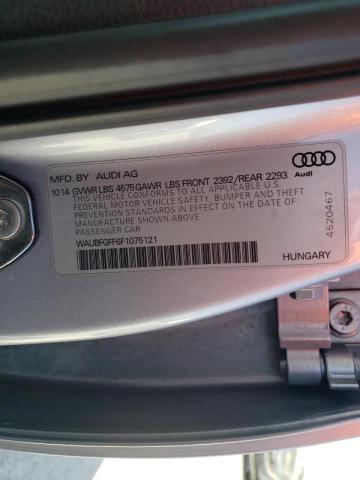 2015 AUDI S3 PREMIUM WAUBFGFF6F1075121