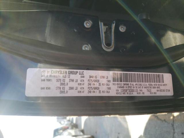 2012 DODGE 1500 RAM V 1C6RD6FT3CS331123