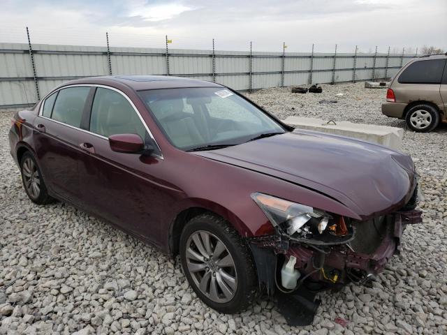 Salvage cars for sale from Copart Appleton, WI: 2012 Honda Accord EXL