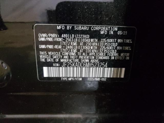 2021 SUBARU FORESTER JF2SKADC6MH523254