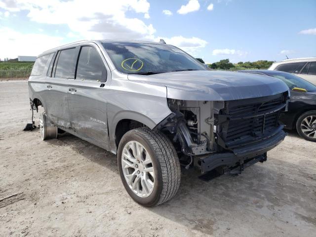 Salvage cars for sale from Copart West Palm Beach, FL: 2021 Chevrolet Suburban C