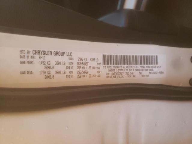 2011 DODGE DURANGO CR 1D4RD4GG2BC711256