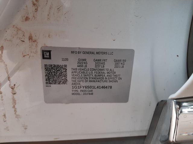 2020 CHEVROLET BOLT EV LT 1G1FY6S01L4146478