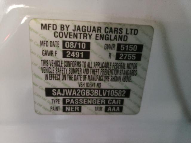 2011 JAGUAR XJL SAJWA2GB3BLV10582