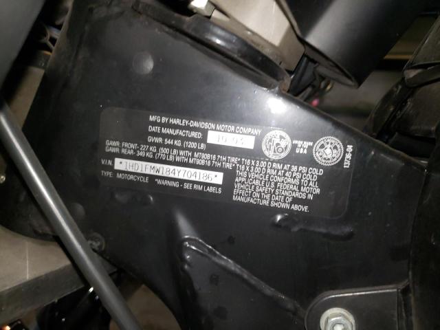 2004 HARLEY-DAVIDSON FLHTPI 1HD1FMW184Y704186
