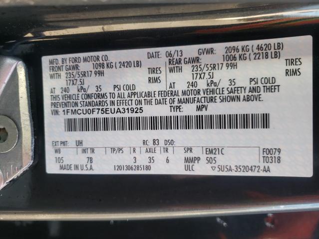 2014 FORD ESCAPE S - 1FMCU0F75EUA31925