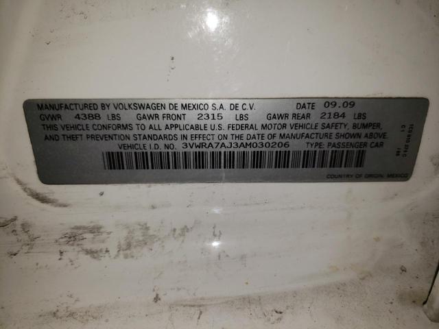 2010 VOLKSWAGEN JETTA WOLF 3VWRA7AJ3AM030206