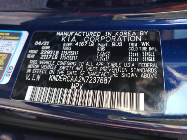2022 KIA SELTOS EX KNDERCAA2N7237687