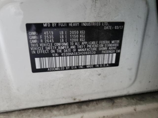 2017 SUBARU LEGACY SPO 4S3BNAS63H3060530