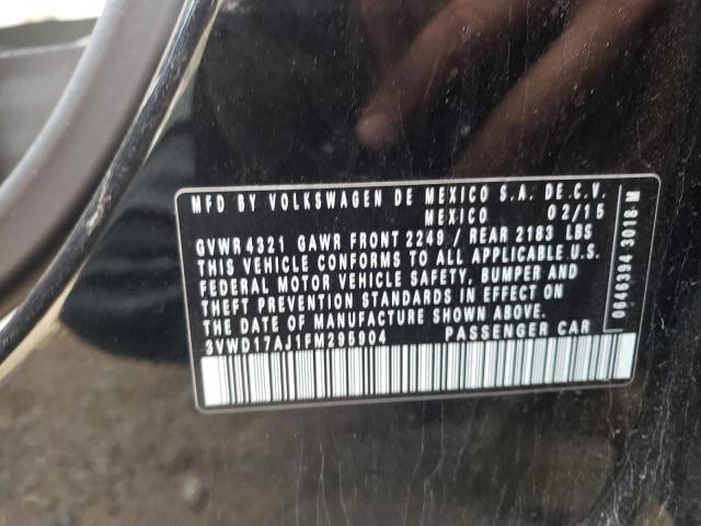 2015 VOLKSWAGEN JETTA SE 3VWD17AJ1FM295904