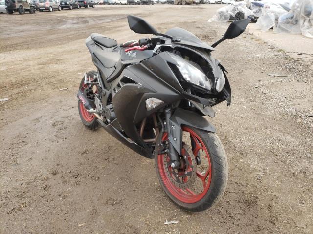 Salvage cars for sale from Copart Elgin, IL: 2013 Kawasaki EX300 A