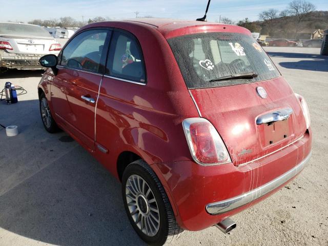 2012 FIAT 500 LOUNGE 3C3CFFCR2CT316276