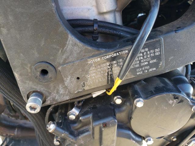 2007 SUZUKI GSX-R750 - JS1GR7KA572101451