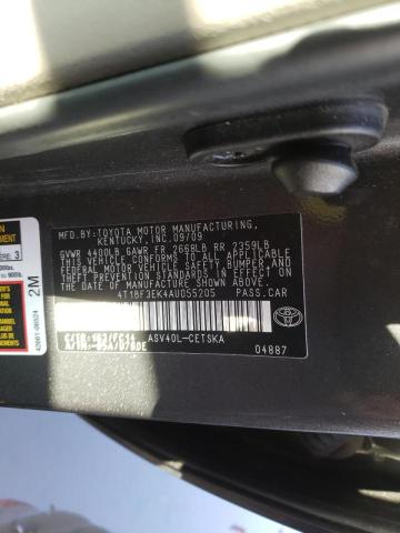 4T1BF3EK4AU055205 Toyota Camry Base 2010. Фото: 9