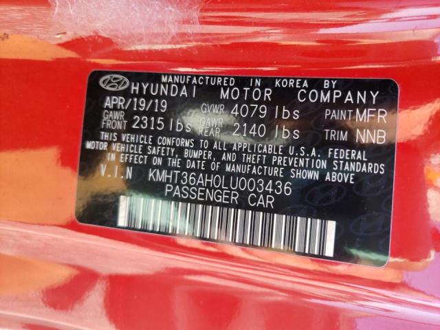 2020 HYUNDAI VELOSTER N KMHT36AH0LU003436