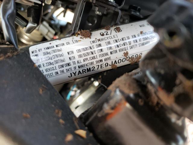 2018 YAMAHA MT07 JYARM27E9JA000692