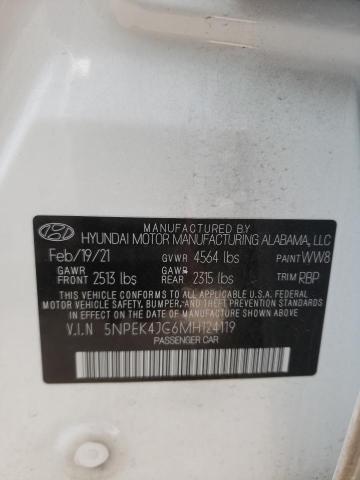 2021 HYUNDAI SONATA N L 5NPEK4JC6MH124119