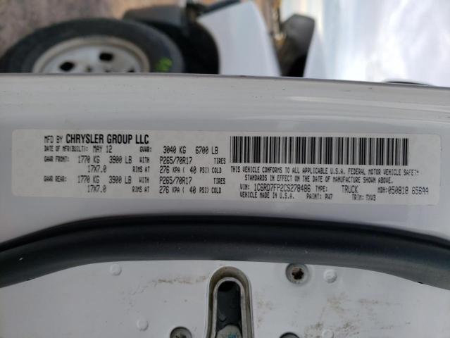 2012 DODGE RAM 1C6RD7FP2CS278486