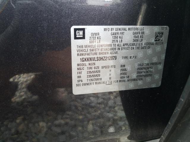 2017 GMC ACADIA ALL 1GKKNVLS0HZ212879