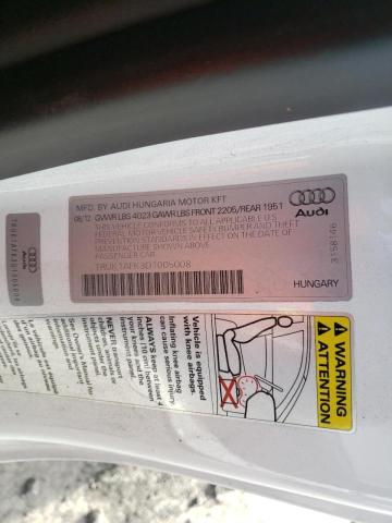 2013 AUDI TTS PRESTI TRUK1AFK3D1005008