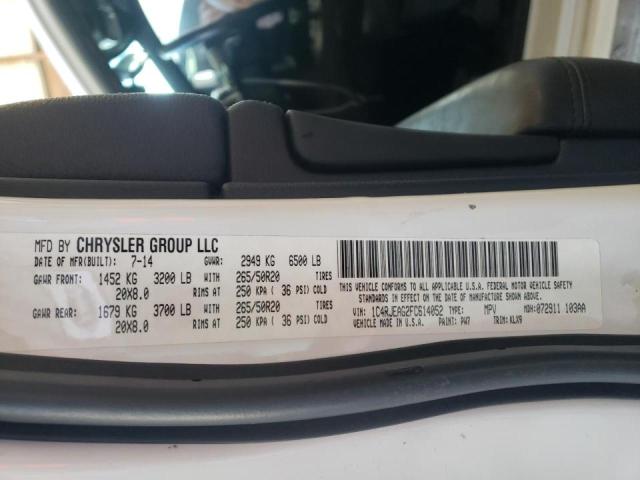 2015 JEEP GRAN CHER 1C4RJEAG2FC614052