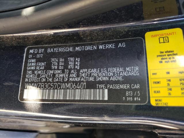 2012 MINI COOPER COU WMWZB3C57CWM06401