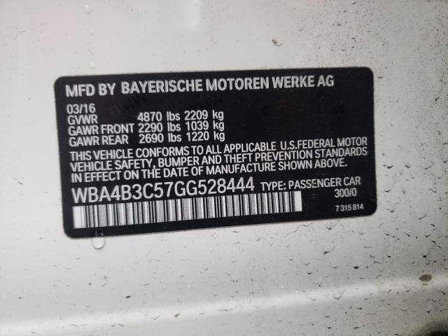 2016 BMW 435 XI GRA WBA4B3C57GG528444