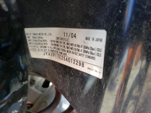 2005 YAMAHA XV1700 A JYAVP17E25A012298
