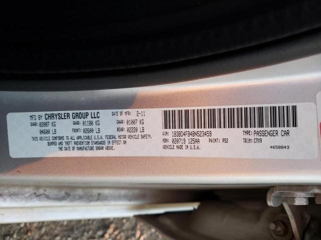 2011 DODGE AVENGER EX 1B3BD4FB4BN523459