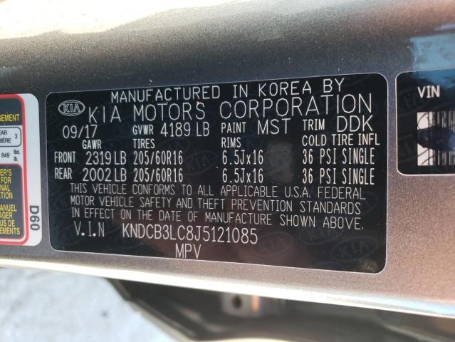 2018 KIA NIRO FE KNDCB3LC8J5121085