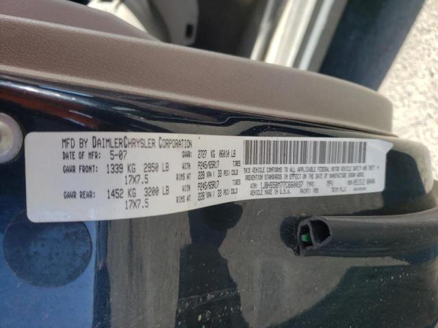 1J8HS58M77C660037 Jeep Grand Cher 2007. Фото: 9