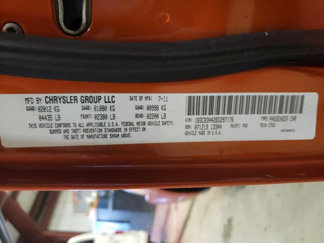 2011 DODGE CALIBER MA 1B3CB3HA2BD297176