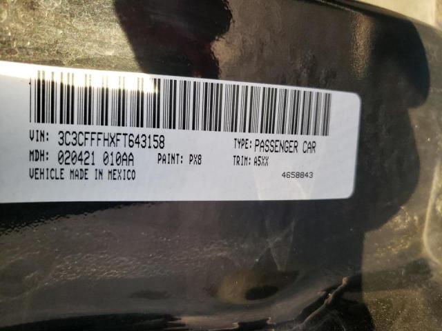 2015 FIAT 500 ABARTH 3C3CFFFHXFT643158
