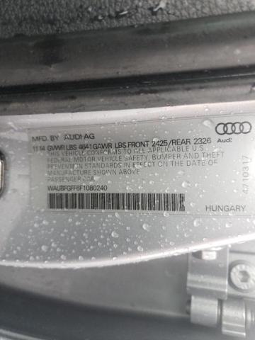 2015 AUDI S3 PREMIUM WAUBFGFF6F1080240